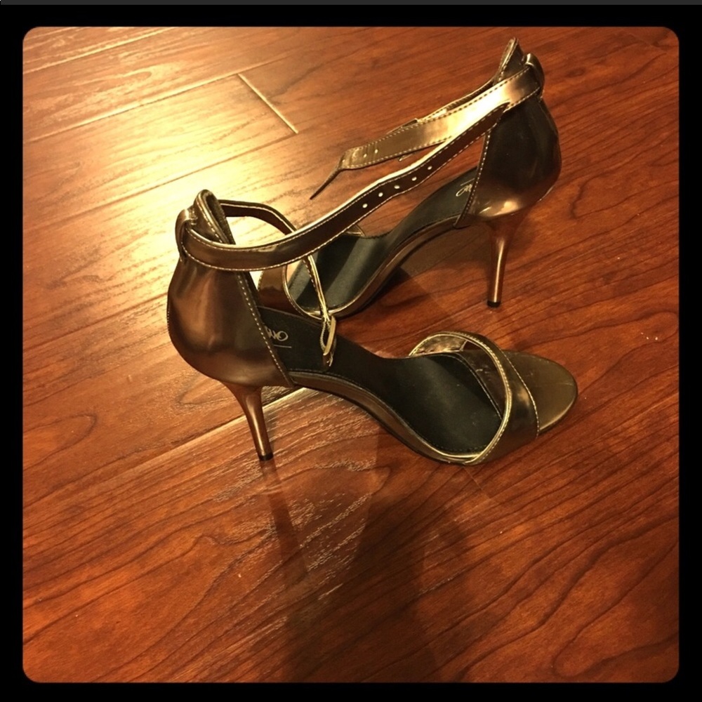 mossimo pewter stiletto heel 4 inch heel